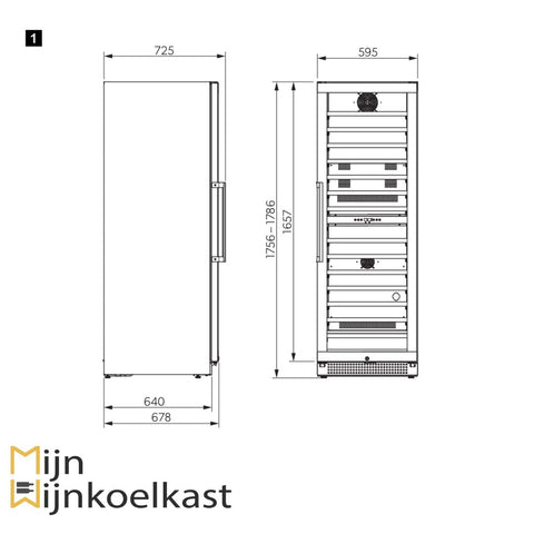 Dometic Wijnkoelkast | C154F | 2 Zones - Luxury Taste