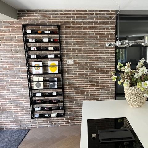 Wijnrek Vino Magistrale| Zwart Staal - Luxury Taste
