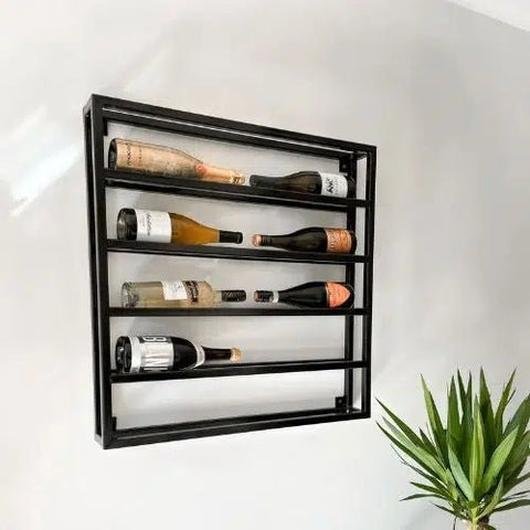Wijnrek Vino Symmetria | Zwart Staal - Luxury Taste